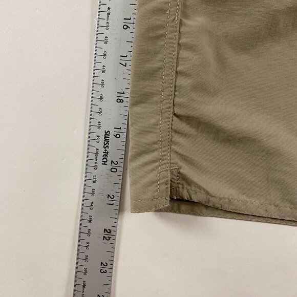 AFTCO Shorts Mens 42 Hybrid Fishing Swim Trunks Hiking Outdoors Khaki Drawstring - Picture 12 of 13